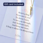 Gold Hug Necklace (With Ring) - Image 5